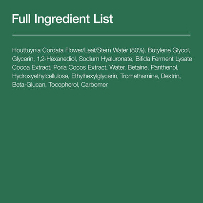 Heartleaf 80 Soothing Ampoule 30Ml / 1.01 Fl.Oz. I Non-Greasy, Highly Concentrated Skin Calm Serum Hydrating Panthenol B5 Calming Treatment Essence for Combination, Sensitive, Normal Skin, Korea